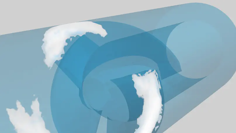 Modeling and simulation of a turbopump flow: a multiphase approach